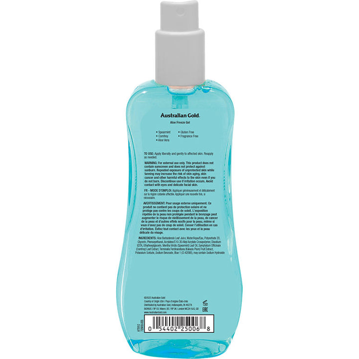 ALOE FREEZE GEL 237 ML - Wellnessmaroc