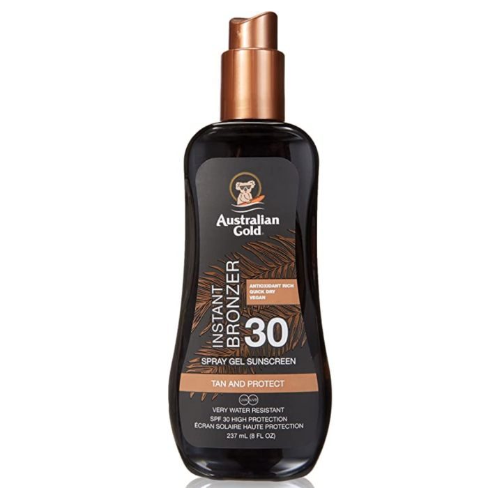 BRONZANT INSTANTANÉ SPRAY GEL ECRAN SOLAIRE SPF30- 237ML - Wellnessmaroc